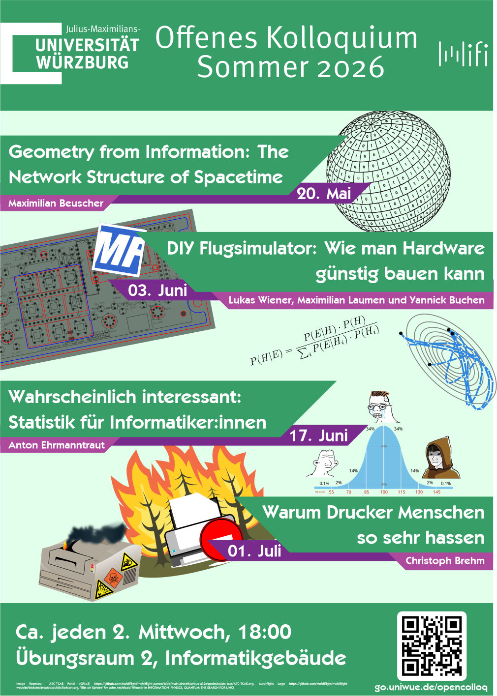 Poster für das Sommersemester 2026